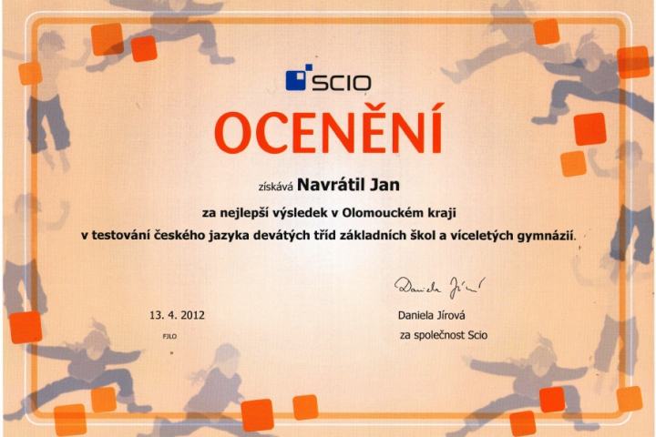 Ocenění žáků v testování SCIO