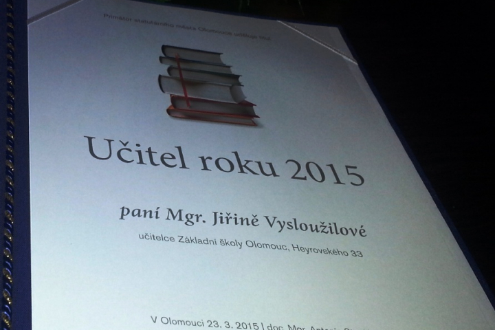 Titul Učitel roku 2015 míří na Heyrák