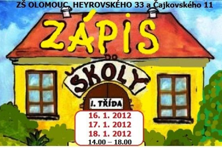 Pozvánka k zápisu do 1. ročníku