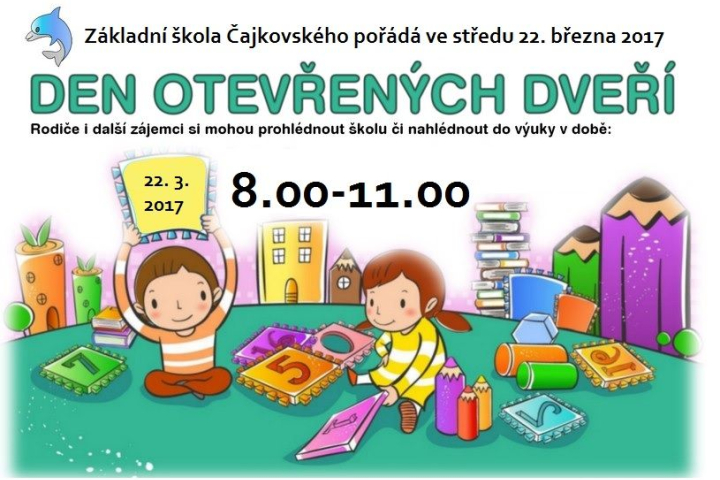 DEN OTEVŘENÝCH DVEŘÍ PROBĚHNE 22. BŘEZNA 2017