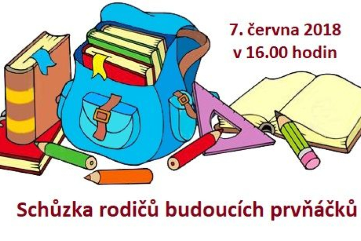 Pozvánka na schůzku rodičů budoucích prvňáčků