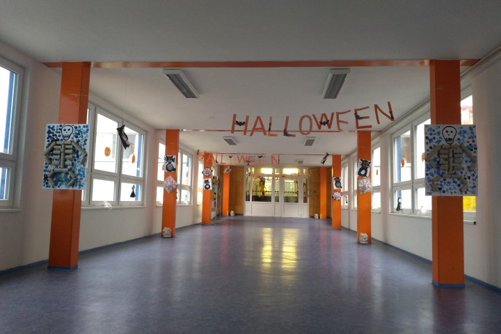 Halloweenská párty na družině