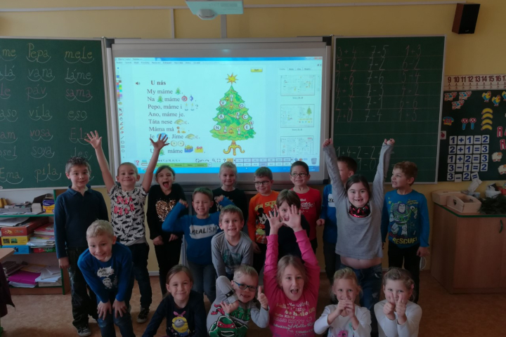 Vánoční výuka v 1. třídách
