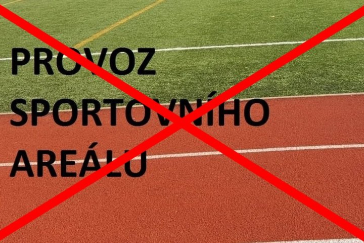 Upřesnění mimořádných opatření – sportovní areál