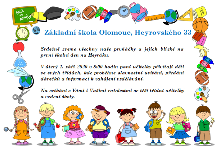 Pozvánka pro rodiče prvňáčků