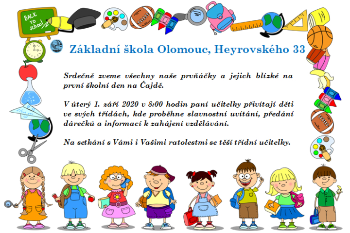 Zveme rodiče prvňáčků 