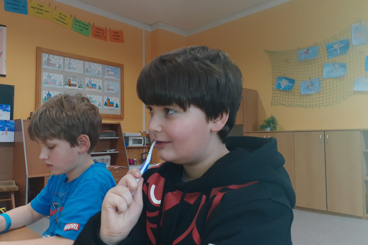 Dentální hygiena na ZŠ Čajkovského