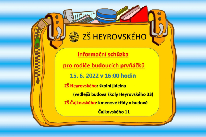 Schůzka pro rodiče budoucích prvňáčků