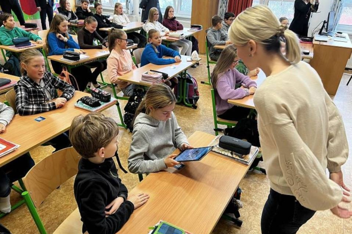 Vzdělávací hry na tabletu