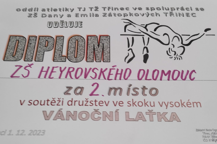 Vánoční laťka - Třinec 1. 12. 2023