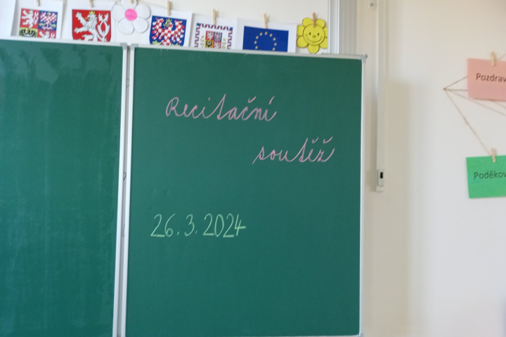 Recitační soutěž na 1. stupni