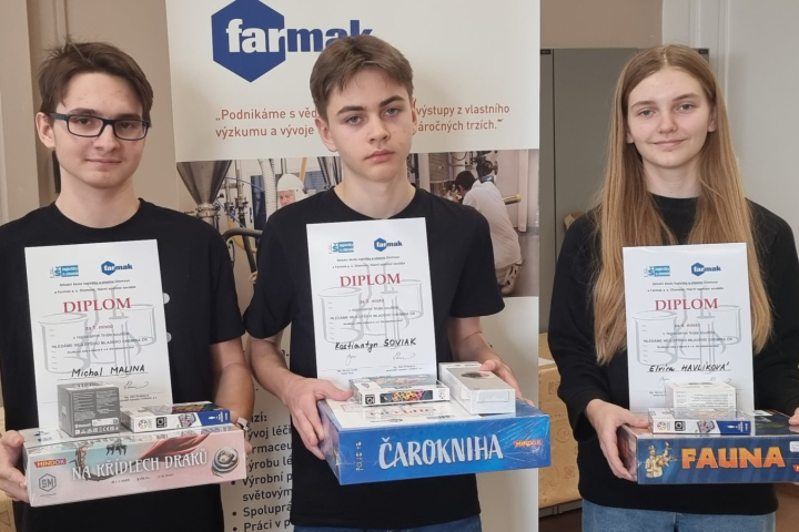 Regionální finále soutěže Hledá se nejlepší chemik ČR přineslo naší škole skvělý úspěch