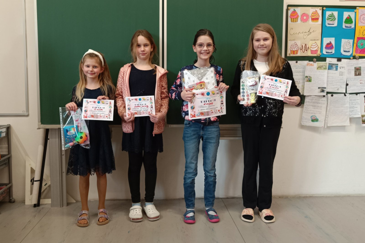Školní kolo recitační soutěže „Krása slov a odvaha vystoupit“
