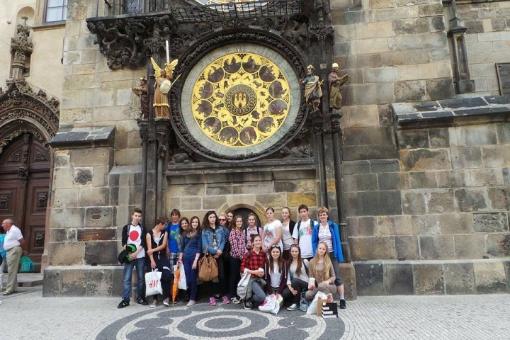 9.B vyrazila do  Prahy
