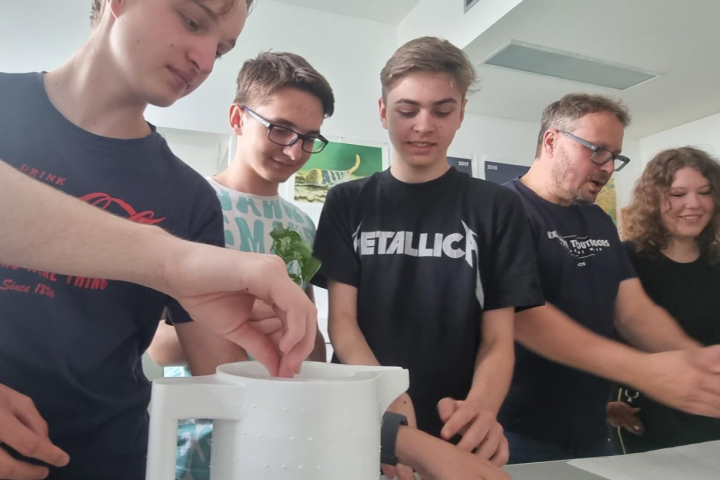 Chemický kroužek na exkurzi na Katedře botaniky PřF UP