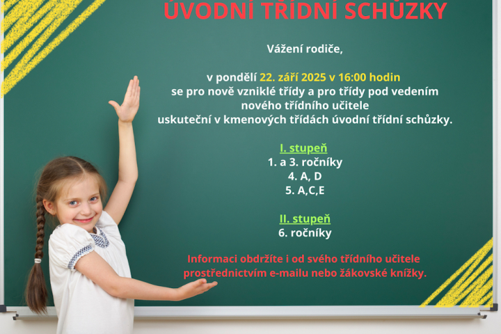 Úvodní třídní schůzky