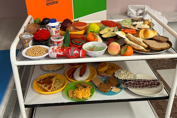 Třeťáci na přednášce o zdravé výživě