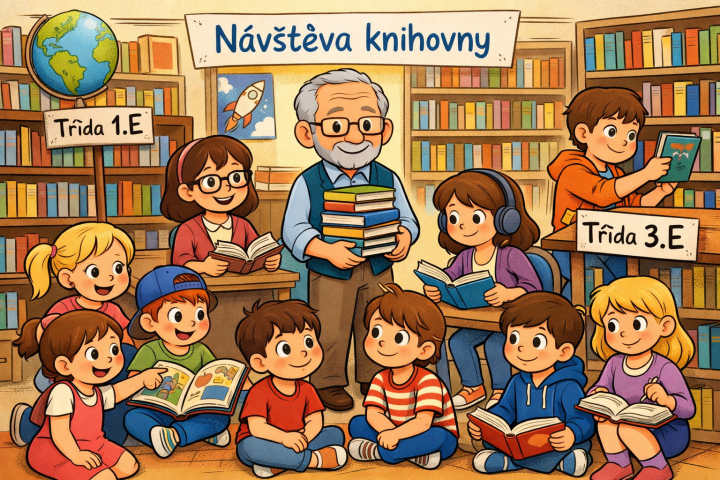 Velikonoční beseda v naší knihovně pro prvňáčky a třeťáky