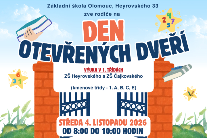 DEN OTEVŘENÝCH DVEŘÍ V 1. TŘÍDÁCH