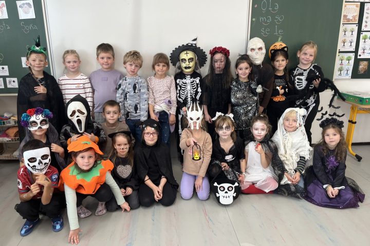 Halloween u nás ve škole